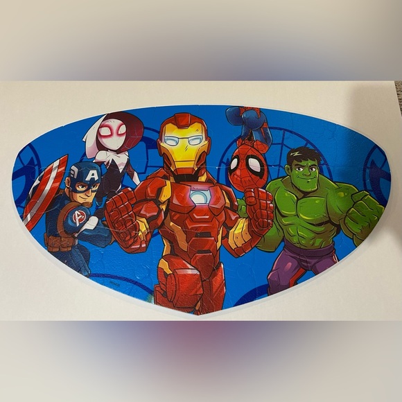 Marvel Other - Marvel Super Hero Adventures 25 Pcs. Kids Foam Jigsaw Puzzle Pre-Owned Complete